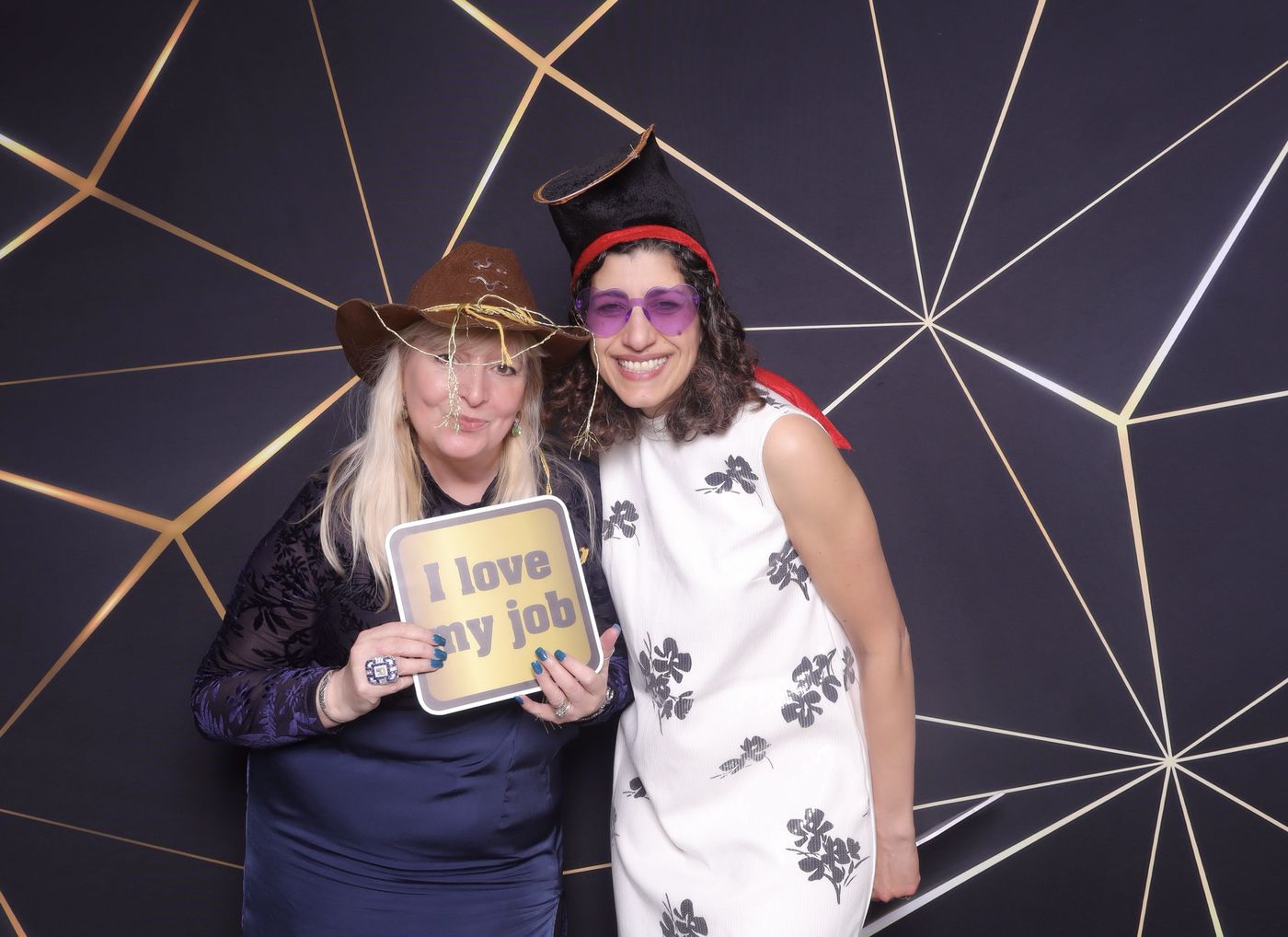 Corporate awards night guests posing in the IkonikShots photobooth
